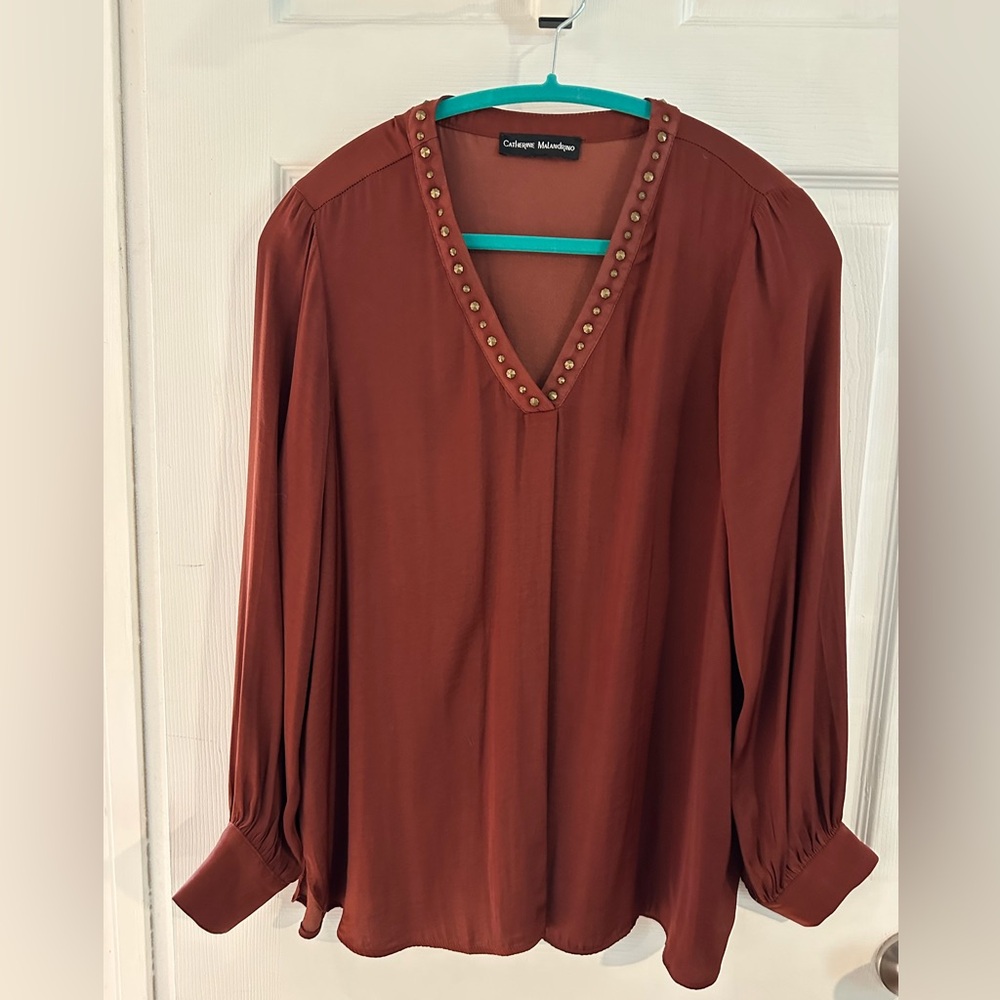 Women's Rust Blouse